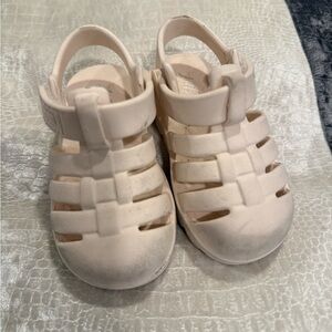 Kids Cream Fisherman Sandals